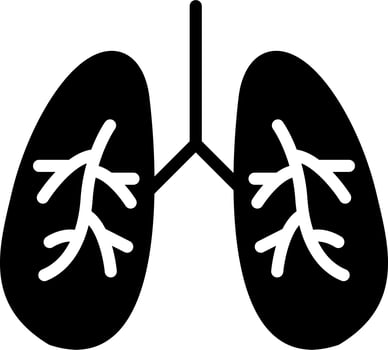 Lungs Vector Icon