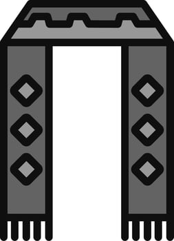 Scarf Vector Icon