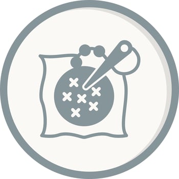 Embroidery Vector Icon