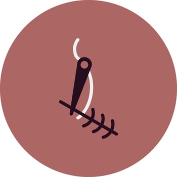 Stitching Vector Icon