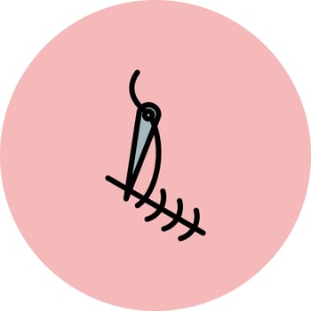 Stitching Vector Icon