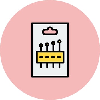 Needle pack Icon vector