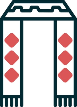 Scarf Vector Icon