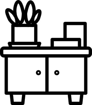 Cabinet Vector Icon