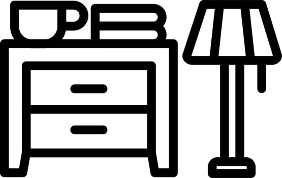 Cabinet lamp Vector Icon