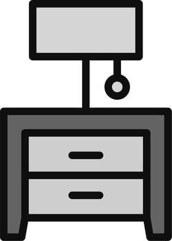 Night Stand Vector Icon