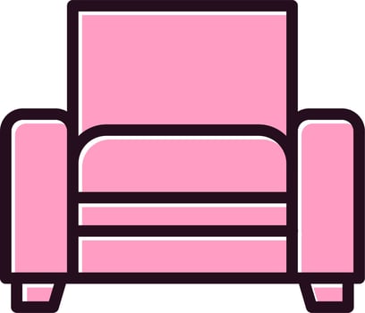 Armchair Vector Icon