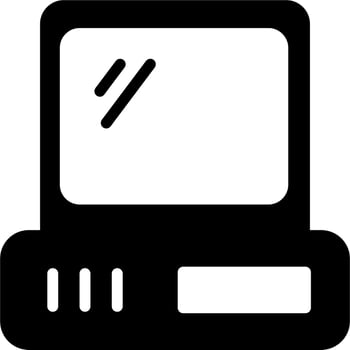 Computer Vector Icon