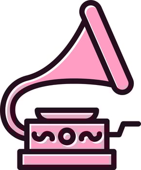 Gramophone Vector Icon