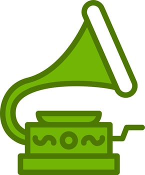 Gramophone Vector Icon