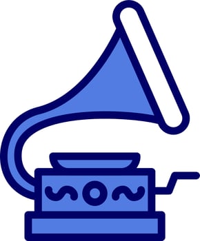 Gramophone Vector Icon
