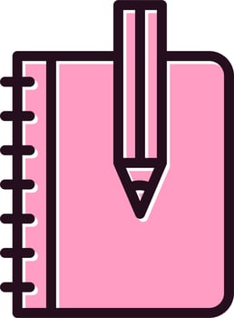 Sketchbook Vector Icon