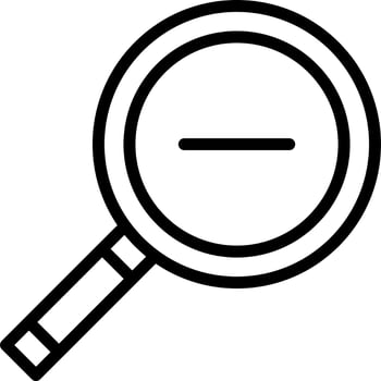 Zoom Out Vector Icon