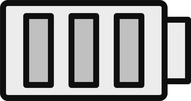 Full Battery Vector Icon