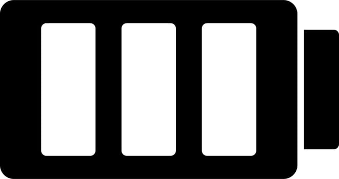 Full Battery Vector Icon