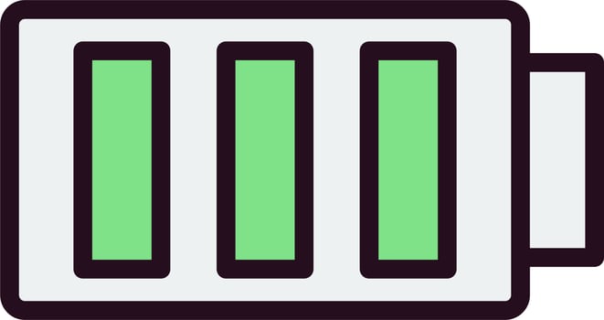 Full Battery Vector Icon