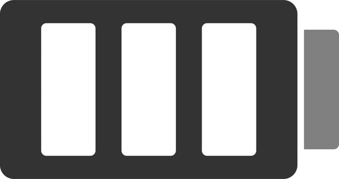 Full Battery Vector Icon
