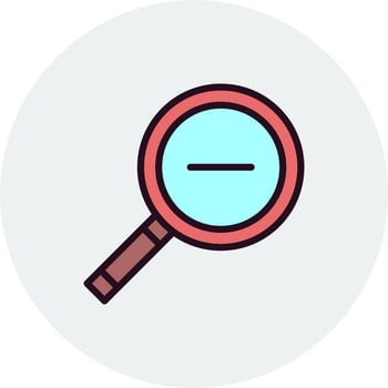 Zoom Out Vector Icon