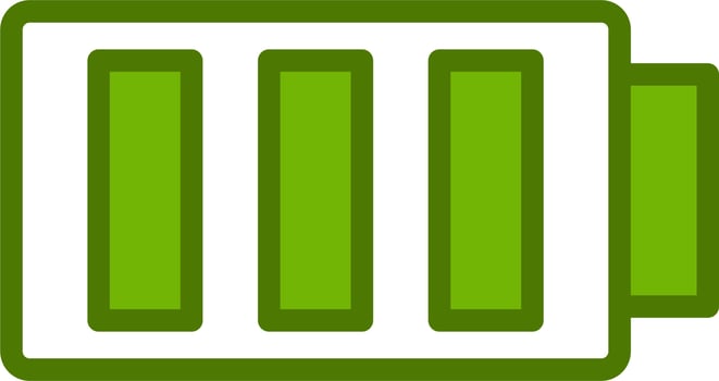 Full Battery Vector Icon