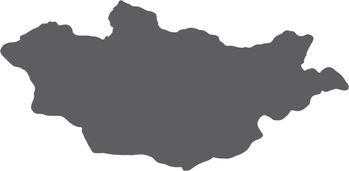 doodle freehand drawing of mongolia map. png