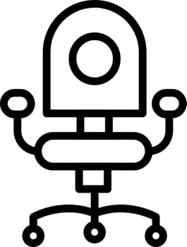 Office Chair Vector Icon