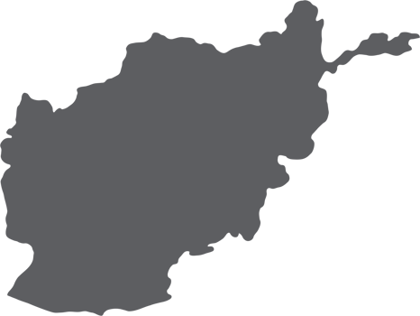 doodle freehand drawing of afghanistan map. png