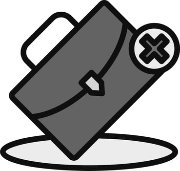 Job Loss Vector Icon