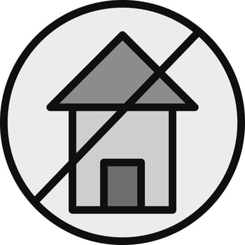 No Home Vector Icon