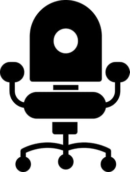 Office Chair Vector Icon