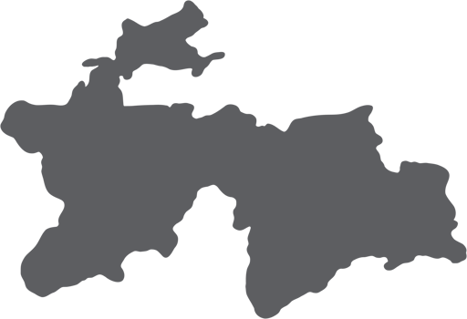 doodle freehand drawing of tajikistan map. png