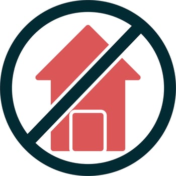 No Home Vector Icon