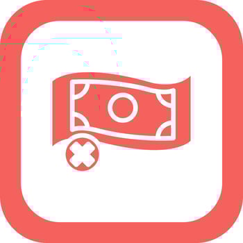 No Money Vector Icon