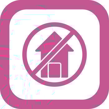 No Home Vector Icon