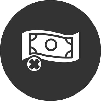No Money Vector Icon