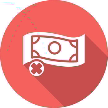 No Money Vector Icon