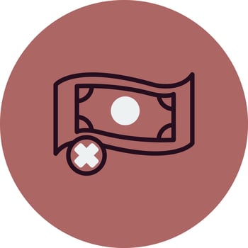 No Money Vector Icon