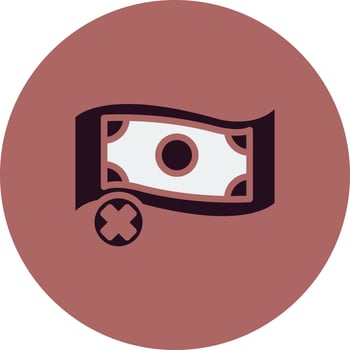 No Money Vector Icon