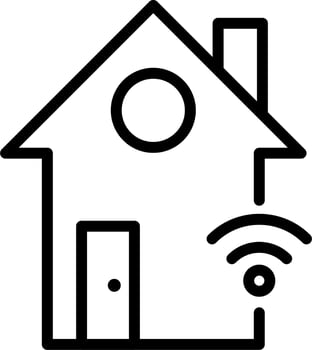 Smart House vector icon