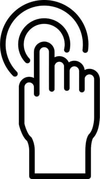 Tap vector icon