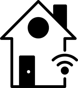 Smart House vector icon