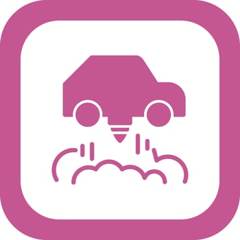 Flying Car vector icon