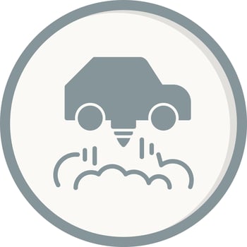 Flying Car vector icon