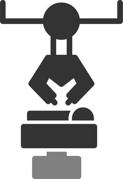 Robotic Surgery vector icon
