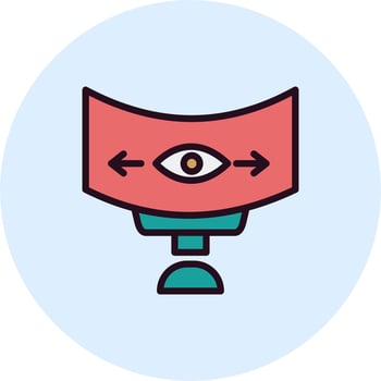 Panoramic View vector icon