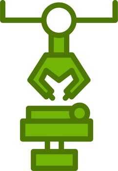 Robotic Surgery vector icon