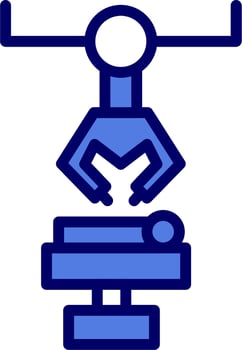 Robotic Surgery vector icon