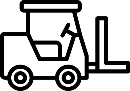 Forklift Vector Icon