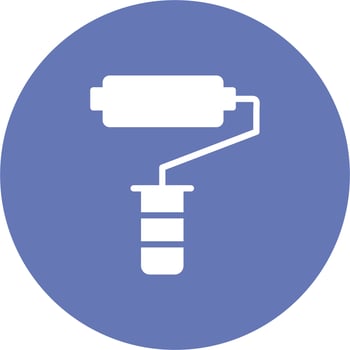 Paint Roller Vector Icon