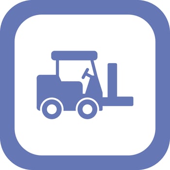 Forklift Vector Icon