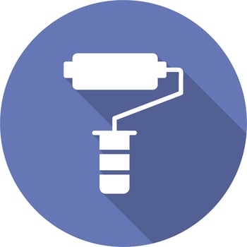 Paint Roller Vector Icon
